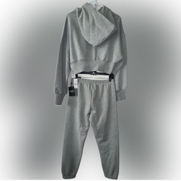 PLAYBOY Gray Lounge Set with Iconic Logo - Picture 2 of 3